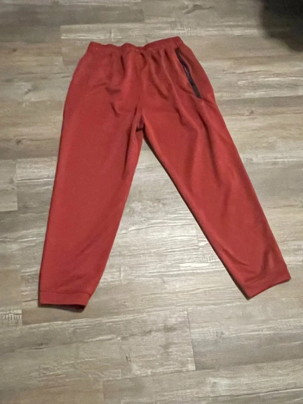Jordan NCAA Oklahoma Sooners fleece jogger sweatpants Mens Crimson Joggers Large